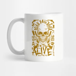 Billy The Kid, Skull Cowboy Mug